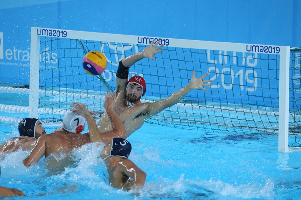 Water polo goalkeeper Greg Schmelling was chosen by the Seattle Seahawks as their first-round choice in the NFL draft.