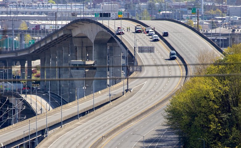 The West Seattle Bridge upper span has been closed since March 23.