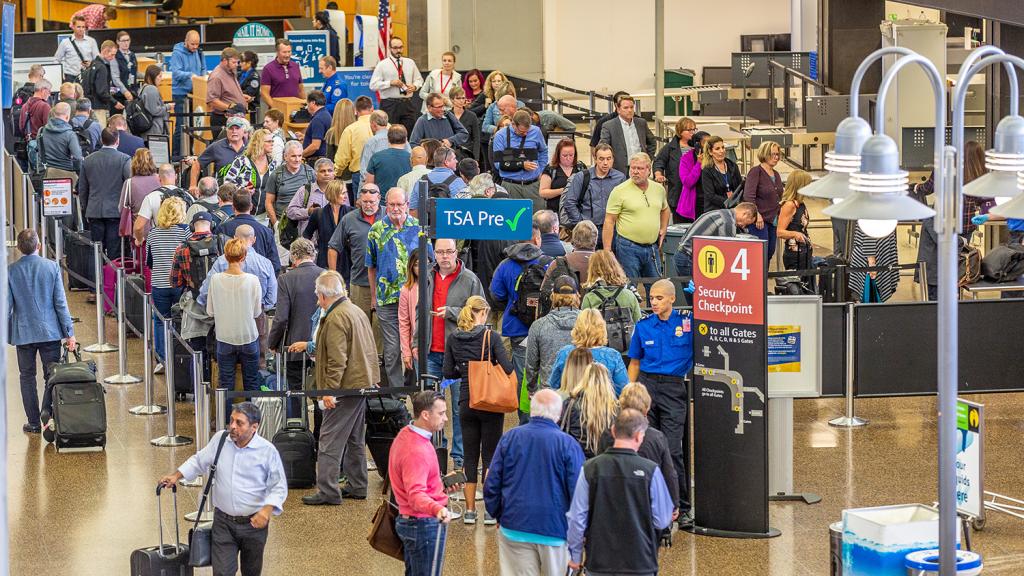 SeaTac Airport Security Line